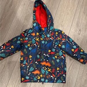 The Children's Place blue Dinosaur Print Puffer Jacket